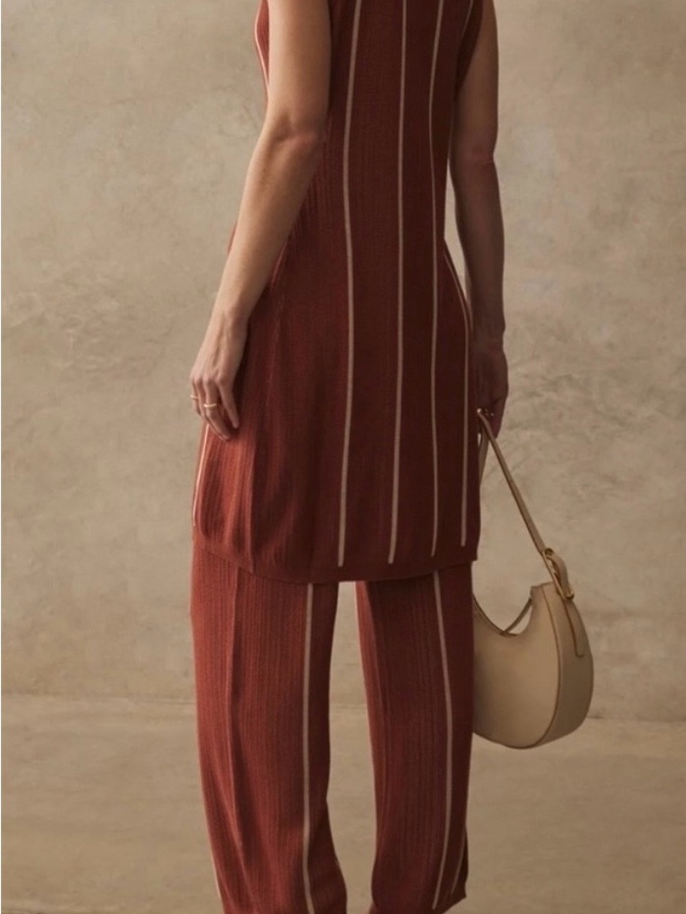 Sancia Camden Knit Pants (Like New- Small) and Button Down Shirt (NWT - Medium)